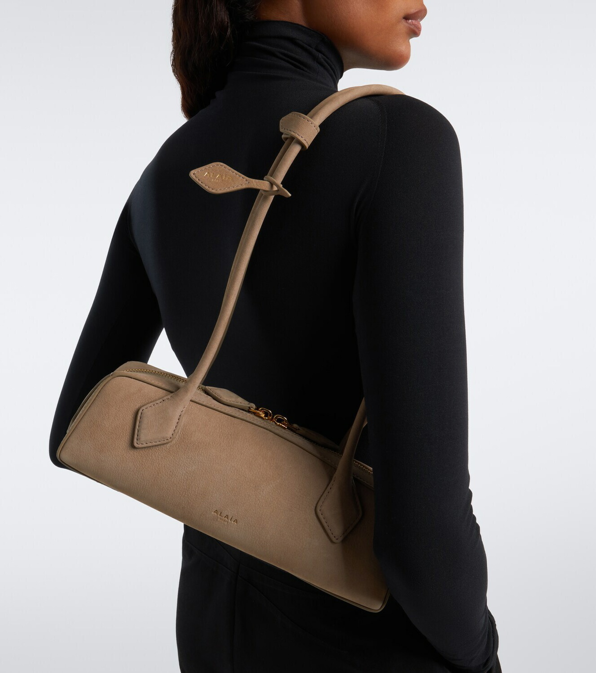 Alaïa Le Teckel Small leather shoulder bag
