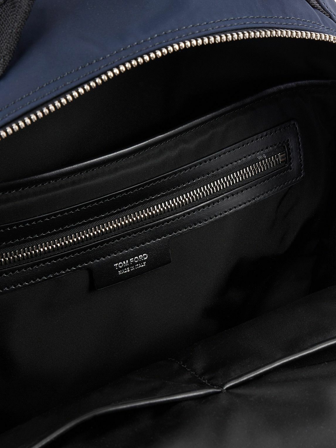 TOM FORD - Leather-Trimmed Nylon Backpack