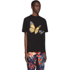 Palm Angels Black Butterfly T-Shirt