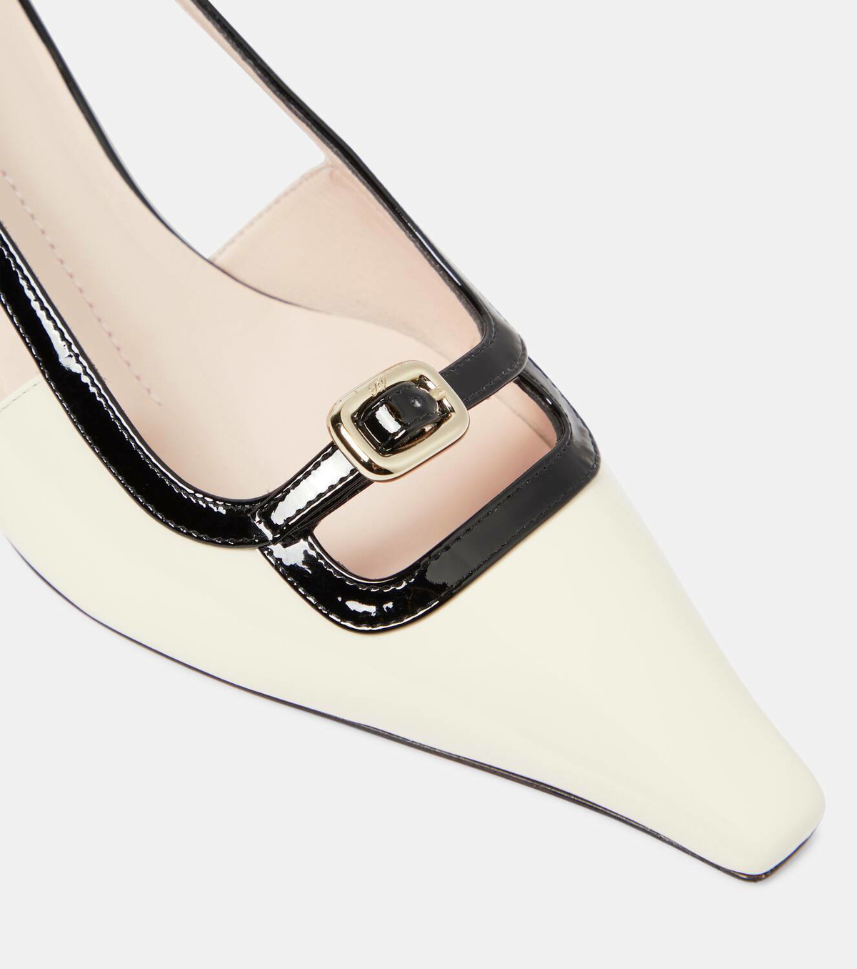 Roger Vivier Viv’ Canard patent leather slingback pumps Roger Vivier