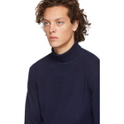 Blue Blue Japan Indigo Slub Cotton Turtleneck