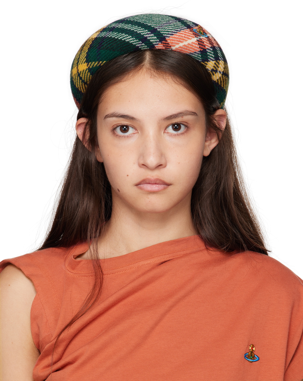 Vivienne Westwood Multicolor Recycled Wool Coat Headband