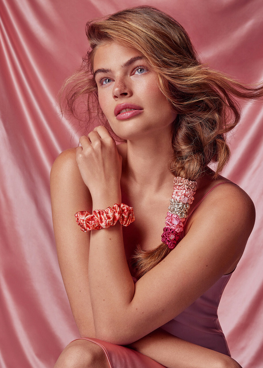 Slip Slip Pure Silk Scrunchies - Flora Set, Styling, Silk