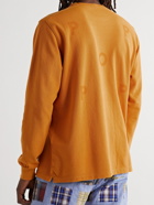 Pop Trading Company - Logo-Print Cotton-Piqué T-Shirt - Yellow