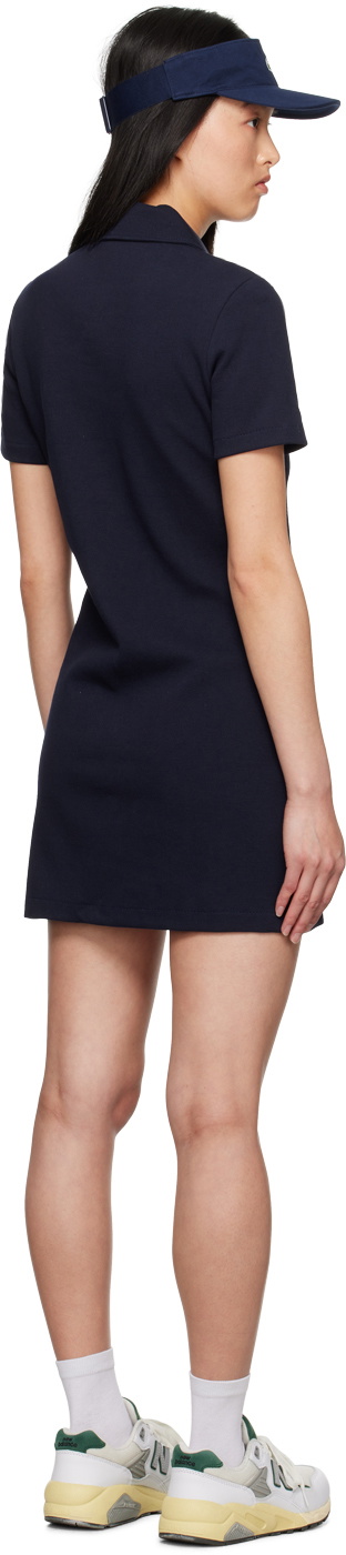 Lacoste Navy Collared Mini Dress