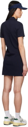 Lacoste Navy Collared Mini Dress