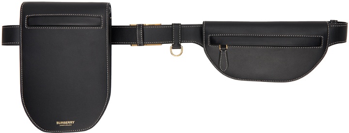 Photo: Burberry Black Leather Olympia Belt Bag