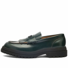 Fred Perry Authentic Men's Leather Loafer in Night Green