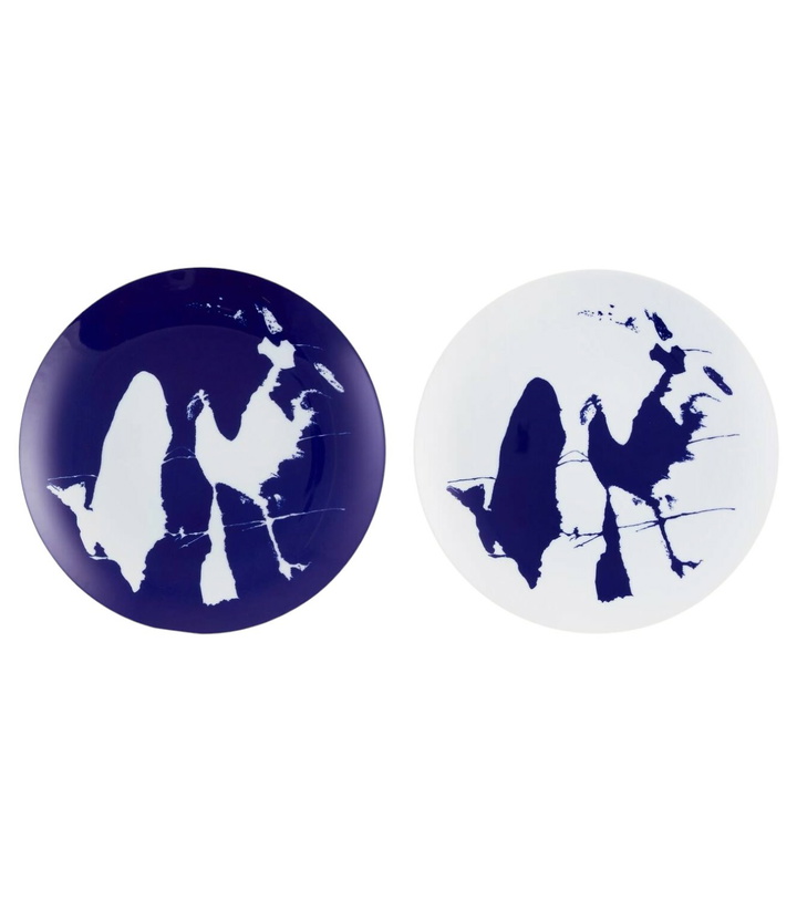 Photo: Cassina x Ginori 1735 Neige set of 2 flat plates