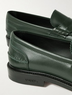 VINNY's - Townee Leather Penny Loafers - Green