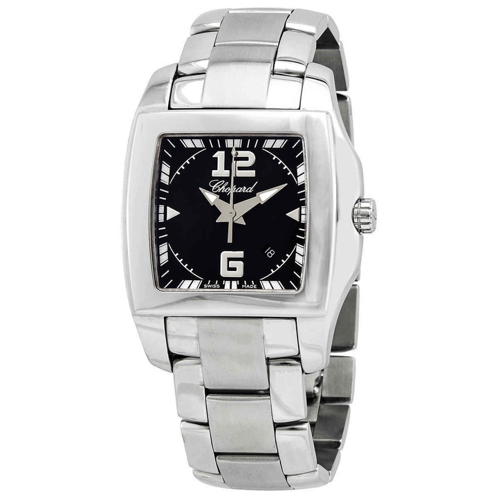 Photo: Chopard Two O Ten Black Dial Stainless Steel Ladies Watch 118464-3001