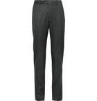 CANALI - Slim-Fit 130s Sharkskin Wool Suit Trousers - Gray