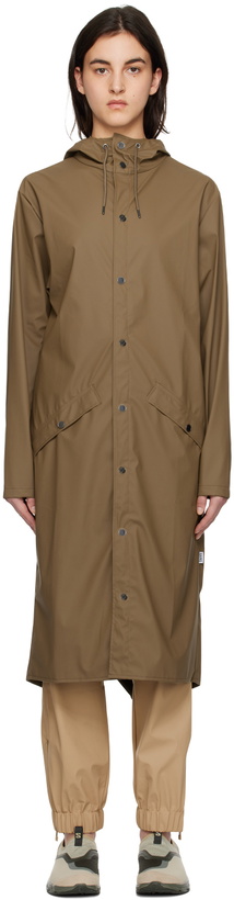 Photo: RAINS Brown Longer Coat