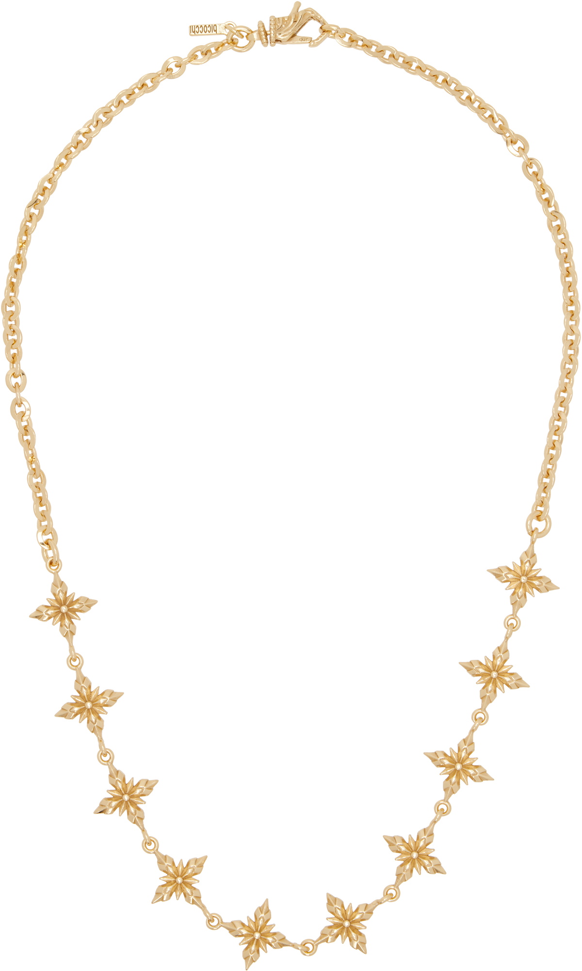 Emanuele Bicocchi Silver Arabesque Pin Necklace Emanuele Bicocchi