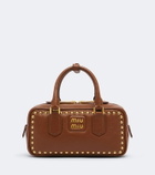 Miu Miu Arcadie studded leather top-handle bag