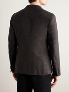 Zegna - Cashmere and Linen-Blend Blazer - Gray