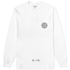 Neighborhood Men's Long Sleeve NH-3 T-Shirt in White