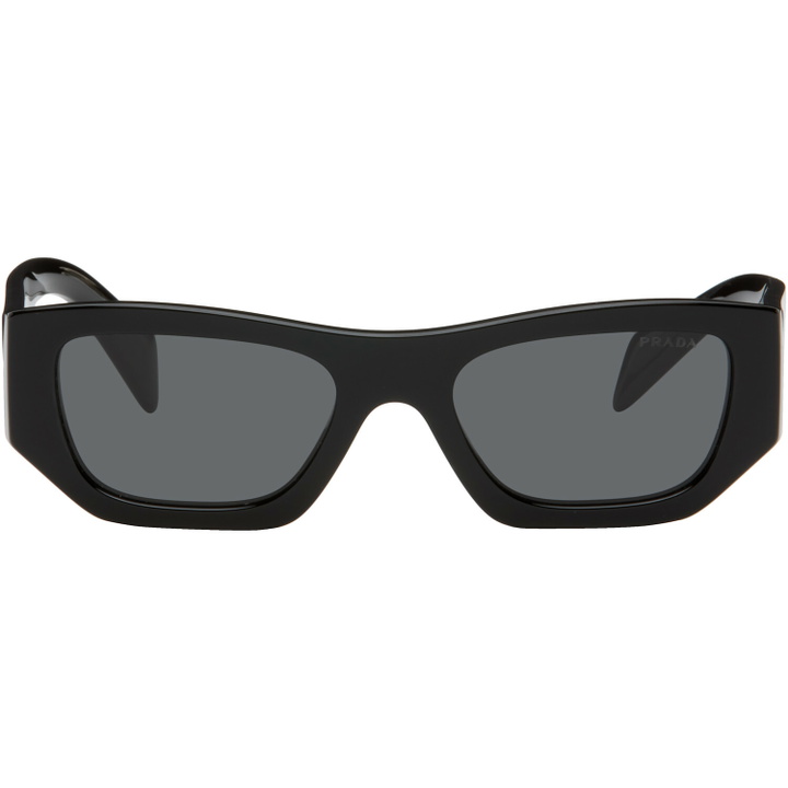 Photo: Prada Eyewear Black 'Prada Symbole' Sunglasses