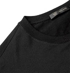 Versace - Printed Cotton-Jersey T-Shirt - Black