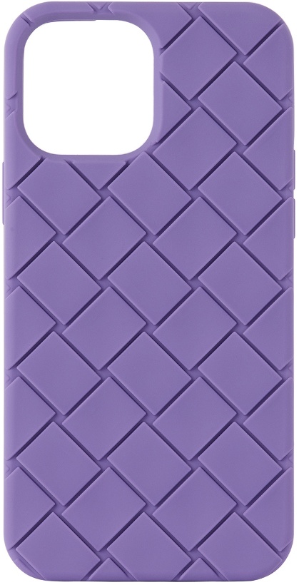 Photo: Bottega Veneta Purple Intreccio iPhone 13 Pro Max Case