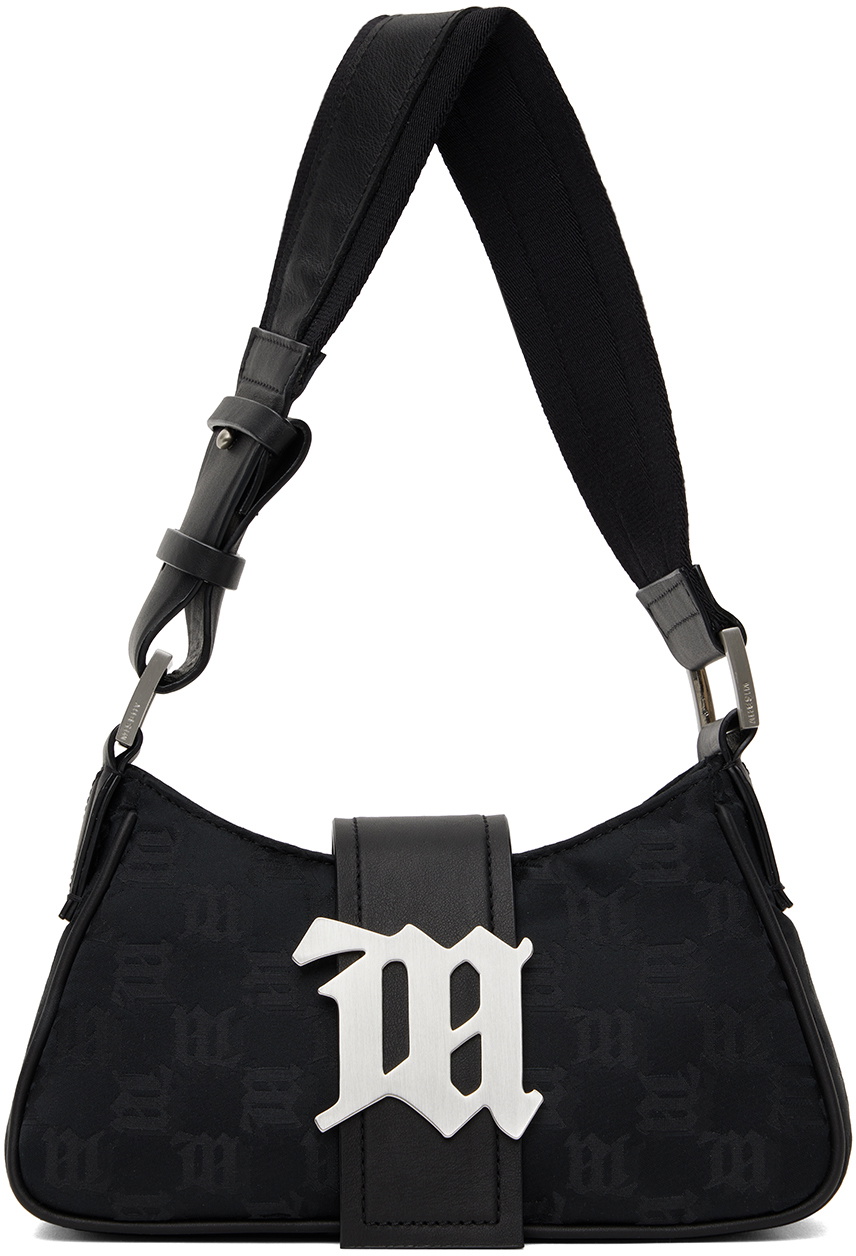 MISBHV Black Small Monogram Shoulder Bag MISBHV