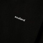 Soulland Men's Ken Half Zip Crew Sweat in Black