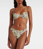 Tory Burch Floral bikini top