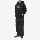 Butter Goods Men's Windflower Embroidered Logo Hoody in Black