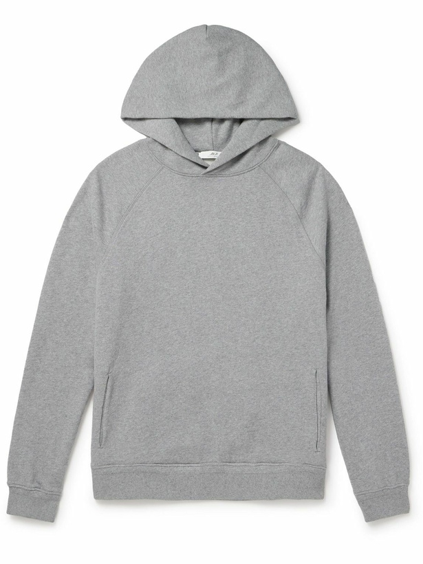 Photo: Mr P. - Cotton-Jersey Hoodie - Gray