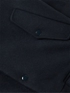 Bellerose - Campbell Wool-Blend Varsity Jacket - Blue