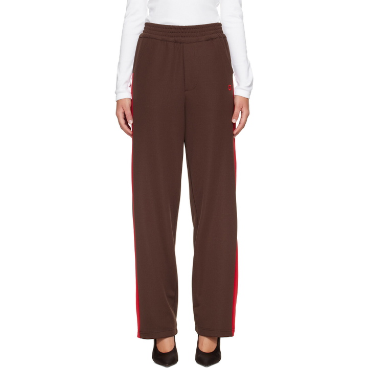 Photo: Coperni Brown Oversized Track Pants