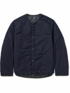 Blue Blue Japan - Padded Indigo-Dyed Cotton-Blend Shell Jacket - Blue