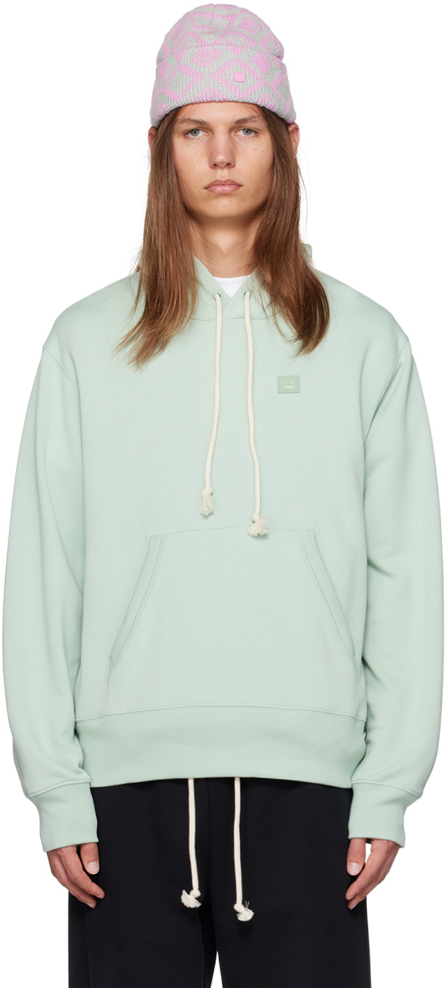 Acne Studios Green Patch Hoodie Acne Studios