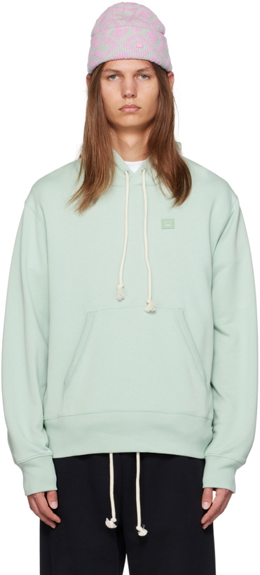 Photo: Acne Studios Green Patch Hoodie