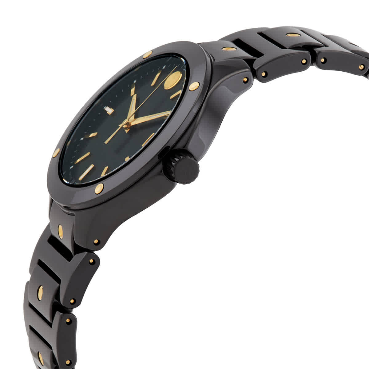 Movado SE Quartz Black Dial Ladies Watch 0607741