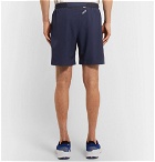 Soar Running - Three Season Wide-Leg Stretch-Shell Shorts - Navy