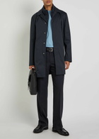 Lardini Straight-leg Wool Trousers Navy