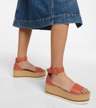 See By Chloe - Glyn leather platform espadrille sandals