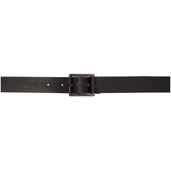 Photo: MHL by Margaret Howell Black Buckle Military Belt