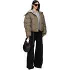 Entire Studios Taupe Kelly Down Jacket