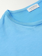 Sunspel - Cotton-Jersey T-Shirt - Blue