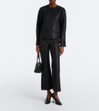 Proenza Schouler White Label Isadora leather flared pants