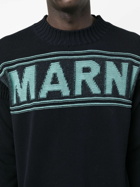 MARNI - Logo Roundneck Sweater