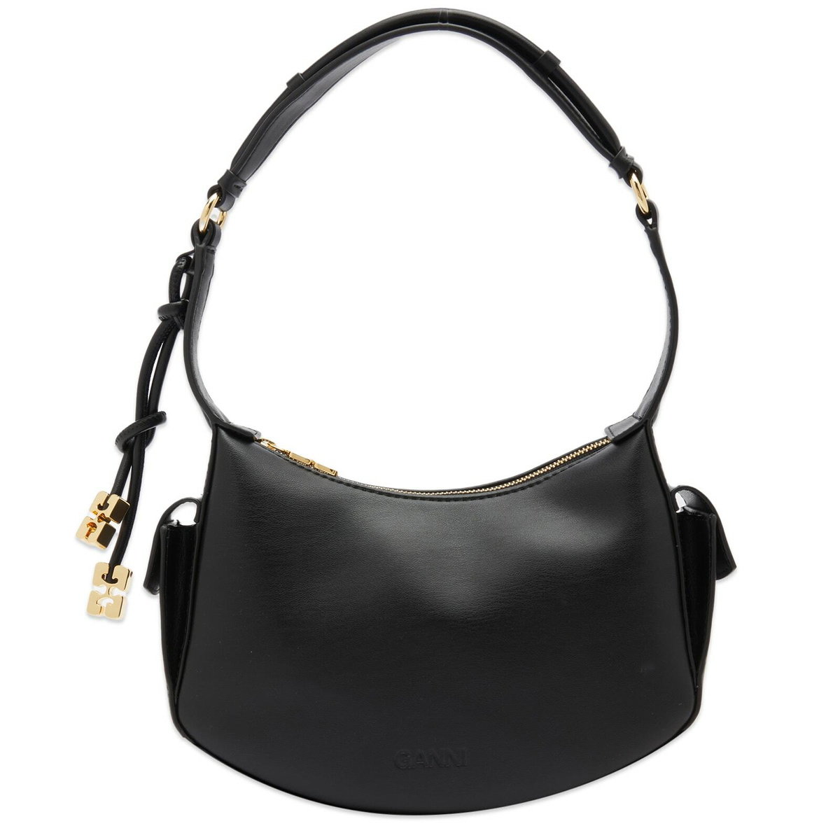 GANNI Women's Shoulder Bag in Black GANNI