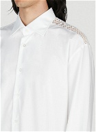 Raf Simons - Mesh Yoke Shirt in White