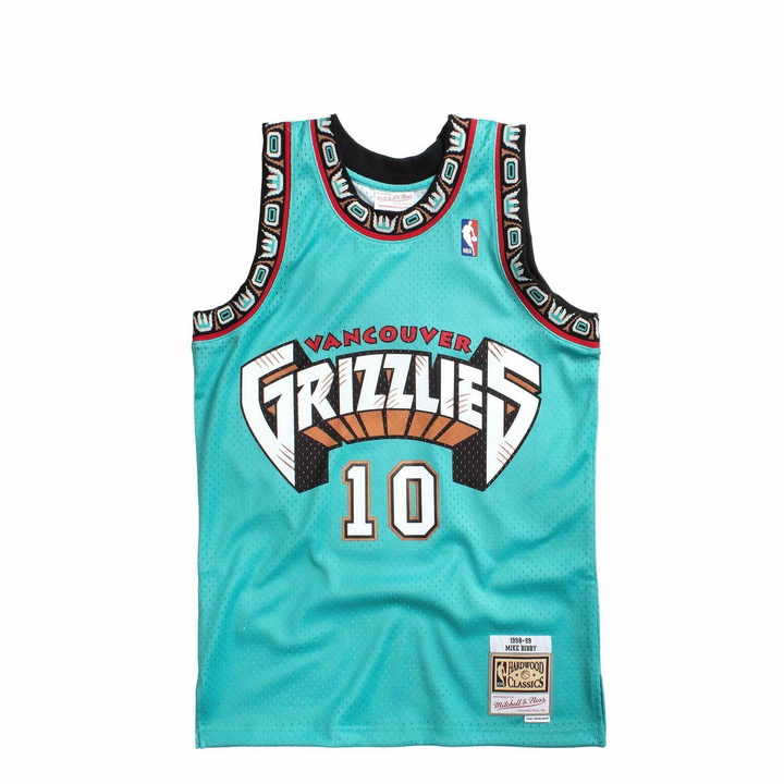 Photo: Mitchell & Ness Nba Swingman Jersey Vancouver Grizzlies Road 1998 99 Mike Bibby #10 Green - Mens - Jerseys