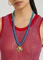 Timeless Pearly Beaded 24kt Gold-plated Necklace - One Size