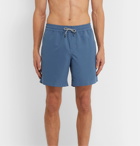 Brunello Cucinelli - Wide-Leg Mid-Length Swim Shorts - Blue