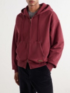 Aimé Leon Dore - Cotton-Jersey Zip-Up Hoodie - Red