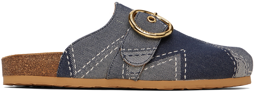 See by Chloé Blue Joei Slippers